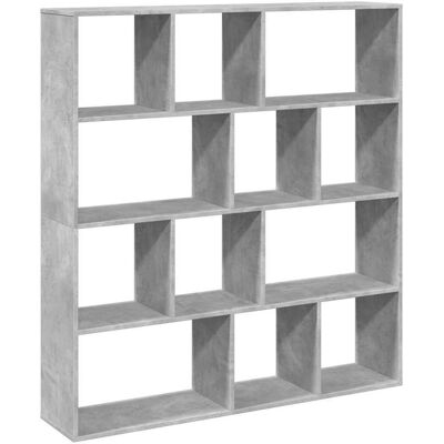 Estantería de ingeniería gris hormigón 132x29x141,5 cm - Estantería Estantería de ingeniería gris hormigón 132x29x141,5 cm - Estantería