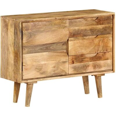 HELLOSHOP26 Aparador Aparador Consola Mueble De Almacenaje Madera Maciza De Mango 90 Cm 4402095 HELLOSHOP26 Aparador Aparador Consola Mueble De Almacenaje Madera Maciza De Mango 90 Cm 4402095