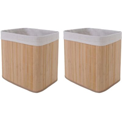 HHG - 222 - Bambú - Natural - Storage Basket HHG - 222 - Bambú - Natural - Storage Basket