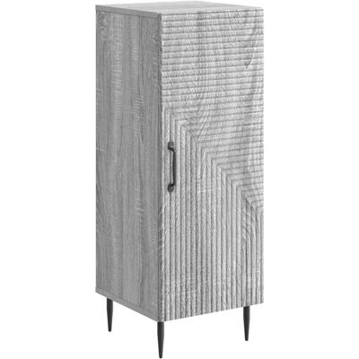 Aparador Gris Sonoma 33 X 34,5 X 89,5 Cm Madera De Ingeniería Vidaxl Aparador Gris Sonoma 33 X 34,5 X 89,5 Cm Madera De Ingeniería Vidaxl