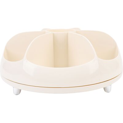 TOIVIZE Organizador De Maquillaje Abs Con 7 Compartimentos, Diseño Moderno Y Resistente Al Agua Para Cosméticos Y Brochas – Ideal Para Tocador Y Baño TOIVIZE Organizador De Maquillaje Abs Con 7 Compartimentos, Diseño Moderno Y Resistente Al Agua Para Cosméticos Y Brochas – Ideal Para Tocador Y Baño