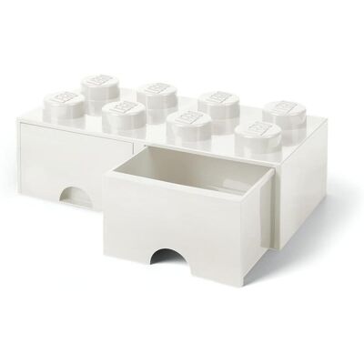 Caja De Almacenamiento Lego Dos Cajones Apilable 50x25 Cm Caja De Almacenamiento Lego Dos Cajones Apilable 50x25 Cm
