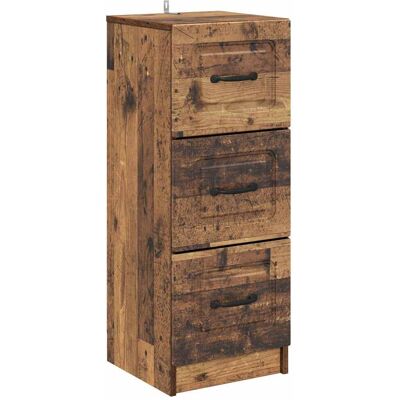 Cajonera Madera Envejecida 33 X 34,5 X 87 Cm Vidaxl Cajonera Madera Envejecida 33 X 34,5 X 87 Cm Vidaxl