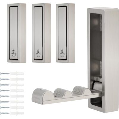 FORIOUS Ganchos De Pared Plegables, Ideales Para Baños, Vestidores, Recibidores, Zonas De Piscina Y Cocinas. (plata, Juego De 4) FORIOUS Ganchos De Pared Plegables, Ideales Para Baños, Vestidores, Recibidores, Zonas De Piscina Y Cocinas. (plata, Juego De 4)