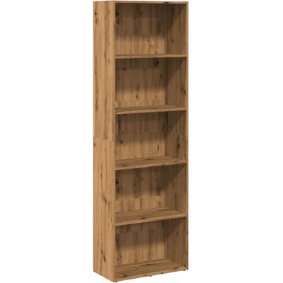 Vidaxl - Estantería De Madera De Ingeniería Roble Artisian 60x30x189 Cm Vidaxl - Estantería De Madera De Ingeniería Roble Artisian 60x30x189 Cm