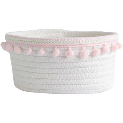 OEM Cesta De Almacenamiento, Cesta De Almacenamiento Tejida, Cestas Tejidas Con Cuerda Blanca, Caja De Almacenamiento De Algodón, Cesta Pequeña De Cuerda De Algodón, Linda Bola De Algodón - Crezuo OEM Cesta De Almacenamiento, Cesta De Almacenamiento Tejida, Cestas Tejidas Con Cuerda Blanca, Caja De Almacenamiento De Algodón, Cesta Pequeña De Cuerda De Algodón, Linda Bola De Algodón - Crezuo