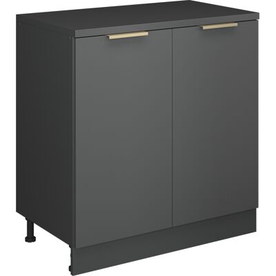 Armario De Ampliación Rion, Antracita-oro/antracita, 80 X 46 Cm Sin Inclinación Con 2 Puertas, Vicco Armario De Ampliación Rion, Antracita-oro/antracita, 80 X 46 Cm Sin Inclinación Con 2 Puertas, Vicco