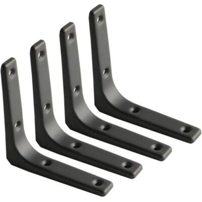 OEM Soporte Para Estante De Pared, Soporte De Metal Negro Mate, Soporte De Metal Para Estante De Cocina, Soporte Resistente, 100 Mm X 100 Mm, 4 Unidades -crezuo OEM Soporte Para Estante De Pared, Soporte De Metal Negro Mate, Soporte De Metal Para Estante De Cocina, Soporte Resistente, 100 Mm X 100 Mm, 4 Unidades -crezuo
