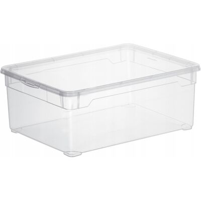 Caja De Almacenamiento Rotho Clear 10l Apilable Impermeable Caja De Almacenamiento Rotho Clear 10l Apilable Impermeable