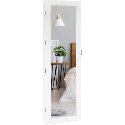 Costway - Armario Joyero LED 37x8.5x120 - Cerradura - Joyero Costway - Armario Joyero LED 37x8.5x120 - Cerradura - Joyero