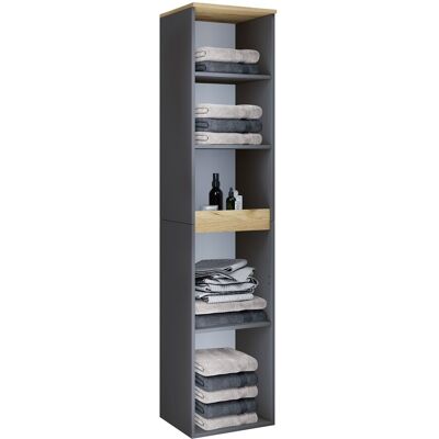 Muebles De Baño Estante De Pared Gabinete Alto Cosila 165x30x33 - Vcm Muebles De Baño Estante De Pared Gabinete Alto Cosila 165x30x33 - Vcm