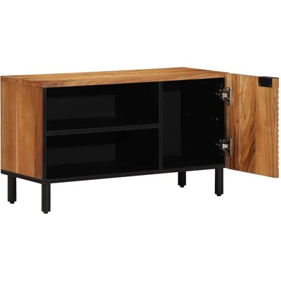 vidaXL Mueble TV - Estilo industrial, Madera maciza, Resistente a la intemperie vidaXL Mueble TV - Estilo industrial, Madera maciza, Resistente a la intemperie