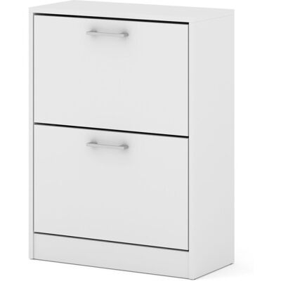 BIM FURNITURE Zapatero Ada 2d Con 2 Puertas Abatibles – Blanco Mate BIM FURNITURE Zapatero Ada 2d Con 2 Puertas Abatibles – Blanco Mate