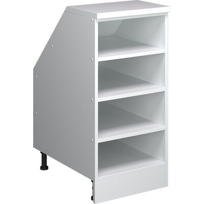 Armario Para Tejado Inclinado Rion, Blanco, 40 X 81.8 Cm Con 4 Compartimentos, Carcasa 60 Cm De Profundidad, Vicco Armario Para Tejado Inclinado Rion, Blanco, 40 X 81.8 Cm Con 4 Compartimentos, Carcasa 60 Cm De Profundidad, Vicco