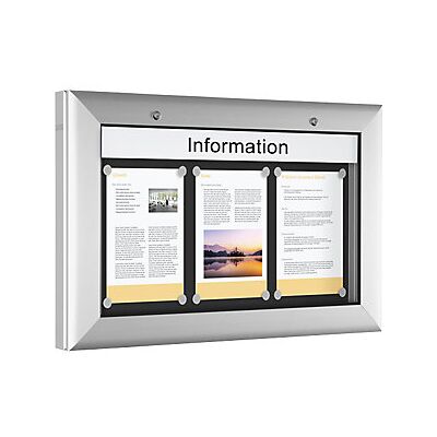 Certeo - Vitrina Para Interiores Y Exteriores Formato Apaisado Para Certeo - Vitrina Para Interiores Y Exteriores Formato Apaisado Para