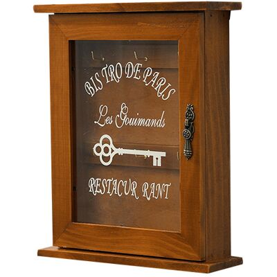 Armario Para Llaves De Madera Spotact, Armario Para Llaves Retro Montado En La Pared Con Puerta Magnética, Almacenamiento De Madera Maciza - Ahlsen Armario Para Llaves De Madera Spotact, Armario Para Llaves Retro Montado En La Pared Con Puerta Magnética, Almacenamiento De Madera Maciza - Ahlsen