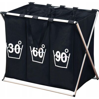Kesper Cesto De Ropa Moderno Negro 150 Litros Plegable Kesper Cesto De Ropa Moderno Negro 150 Litros Plegable