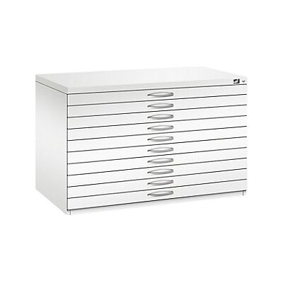 C + P MÖBELSYSTEME C+p Möbelsysteme - C+p 545400 Armario Para Planos Din A1 10 Cajones Altura C + P MÖBELSYSTEME C+p Möbelsysteme - C+p 545400 Armario Para Planos Din A1 10 Cajones Altura