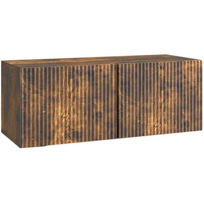 Mueble Para Tv De Pared Roble Ahumado 78,5 X 31 X 30 Cm Vidaxl Mueble Para Tv De Pared Roble Ahumado 78,5 X 31 X 30 Cm Vidaxl