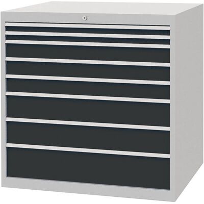 OEM Armario De Cajones A1019xl1005xf736mm Gris Claro / Gris 8 Cajones, Extensión Completa OEM Armario De Cajones A1019xl1005xf736mm Gris Claro / Gris 8 Cajones, Extensión Completa