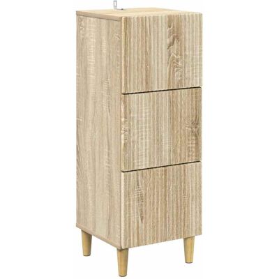 Cajonera Roble Sonoma 33 X 34,5 X 90 Cm Madera De Ingeniería Vidaxl Cajonera Roble Sonoma 33 X 34,5 X 90 Cm Madera De Ingeniería Vidaxl