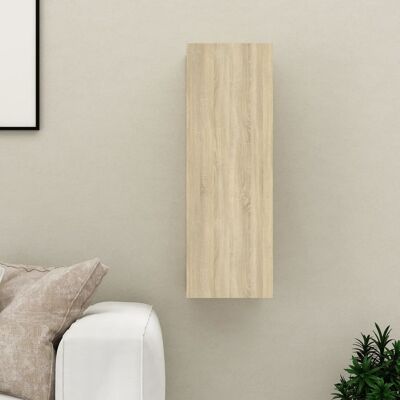 vidaXL Mueble de TV Roble Sonoma Montado en la Pared - Mueble de TV vidaXL Mueble de TV Roble Sonoma Montado en la Pared - Mueble de TV