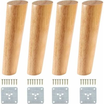 TIGREZY 4 Patas De Madera Para Muebles, Patas De Sofá De Madera Maciza De 20 Cm, Patas Oblicuas Para Sofá, Cómoda Y Armario De Estilo Mediados De Siglo. TIGREZY 4 Patas De Madera Para Muebles, Patas De Sofá De Madera Maciza De 20 Cm, Patas Oblicuas Para Sofá, Cómoda Y Armario De Estilo Mediados De Siglo.
