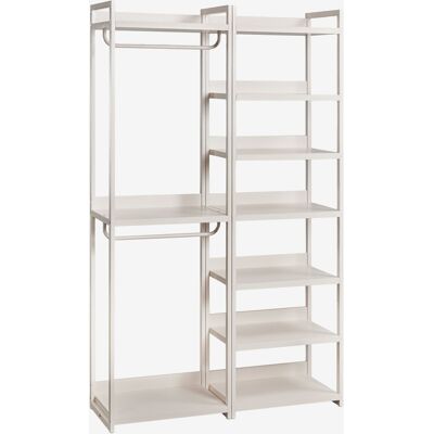 Armario Modular Abierto De 2 Piezas Y Estantería En Hierro Velunis Sklum Armario Modular Abierto De 2 Piezas Y Estantería En Hierro Velunis Sklum