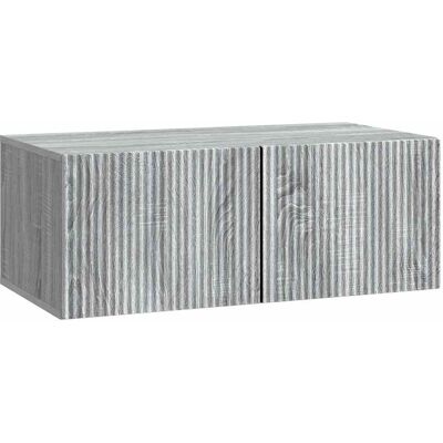 Mueble Para Tv De Pared Gris Sonoma 78,5 X 41 X 30 Cm Vidaxl Mueble Para Tv De Pared Gris Sonoma 78,5 X 41 X 30 Cm Vidaxl