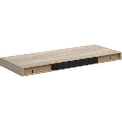 vidaXL 2x Estantes flotantes de pared Roble 60x23.5x3.8 cm MDF Estante colgante - Estantes de pared vidaXL 2x Estantes flotantes de pared Roble 60x23.5x3.8 cm MDF Estante colgante - Estantes de pared