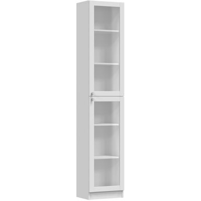 TOPESHOP PERRY - Vitrina - Estilo clásico - 6 estantes - 40x31x200 cm - Muebles de salón TOPESHOP PERRY - Vitrina - Estilo clásico - 6 estantes - 40x31x200 cm - Muebles de salón