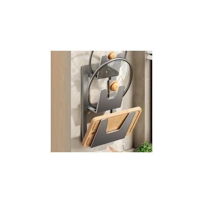 OEM Soporte De Pared Para Tapas De Ollas, Soporte Para Tapas De Ollas Con Bandeja Recogegotas, Estante Para Guardar Tapas De Ollas Sobre La Puerta Del Armario - Crezuo OEM Soporte De Pared Para Tapas De Ollas, Soporte Para Tapas De Ollas Con Bandeja Recogegotas, Estante Para Guardar Tapas De Ollas Sobre La Puerta Del Armario - Crezuo