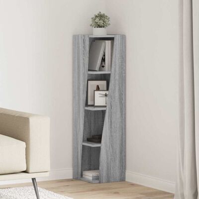 Vidaxl Armario De Esquina 27,5x27x102cm Madera De Ingeniería Vidaxl Armario De Esquina 27,5x27x102cm Madera De Ingeniería