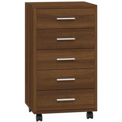 vidaXL Mueble de almacenaje para oficina roble marrón - Organizador de oficina vidaXL Mueble de almacenaje para oficina roble marrón - Organizador de oficina