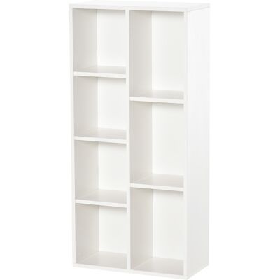 Estantería Homcom con 7 Compartimentos - Blanco Estantería Homcom con 7 Compartimentos - Blanco