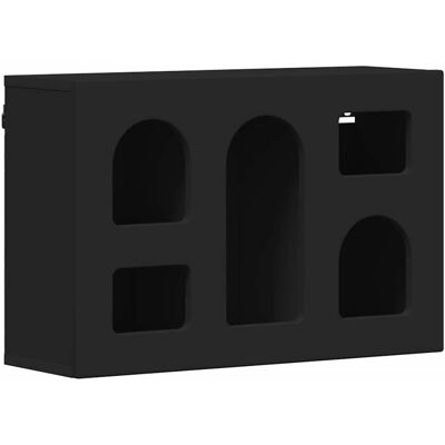 Mueble Colgante Elst Negro 60 X 20 X 40 Cm Madera De Ingeniería Vidaxl Mueble Colgante Elst Negro 60 X 20 X 40 Cm Madera De Ingeniería Vidaxl