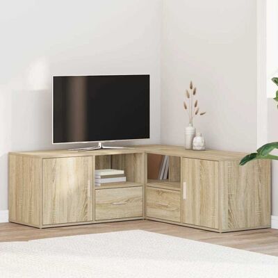 Vidaxl Mueble De Esquina Madera Ingeniería Roble Sonoma 200x40x45 Cm Vidaxl Mueble De Esquina Madera Ingeniería Roble Sonoma 200x40x45 Cm