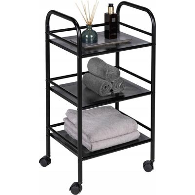 Carrito Con Ruedas Wenko Negro 41 Cm X 75 Cm X 32 Cm Carrito Con Ruedas Wenko Negro 41 Cm X 75 Cm X 32 Cm