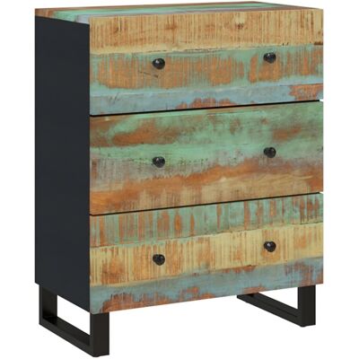 HELLOSHOP26 Aparador Aparador Cómoda Armario Mueble De Almacenamiento Organizador Cocina Salón Sala De Estar 60 X 33 X 75 Cm Madera Maciza Reciclada Marrón 020029613 HELLOSHOP26 Aparador Aparador Cómoda Armario Mueble De Almacenamiento Organizador Cocina Salón Sala De Estar 60 X 33 X 75 Cm Madera Maciza Reciclada Marrón 020029613