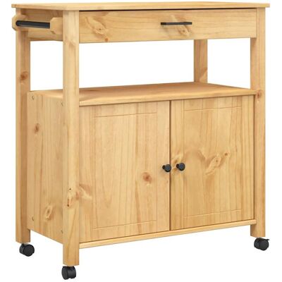 Carrito De Cocina Monza Madera Maciza De Pino 84x40x88,5 Cm Vidaxl Carrito De Cocina Monza Madera Maciza De Pino 84x40x88,5 Cm Vidaxl