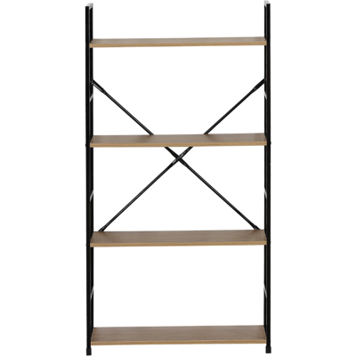 CONCEPT-USINE Estantería De 4 Estantes 112 Cm Roble Y Negro Tyda CONCEPT-USINE Estantería De 4 Estantes 112 Cm Roble Y Negro Tyda