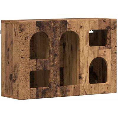 Mueble Colgante Elst Madera Envejecida 60 X 20 X 40 Cm Vidaxl Mueble Colgante Elst Madera Envejecida 60 X 20 X 40 Cm Vidaxl