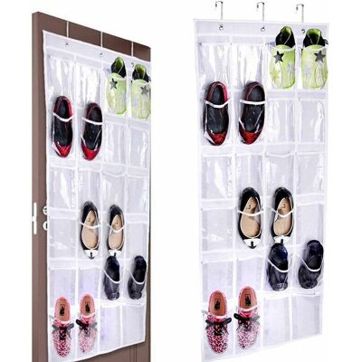 OEM Zapatero Colgante Para Puerta De 24 Pulgadas, Armario Plegable Con 3 Ganchos Resistentes, Solución Para Guardar Zapatos. OEM Zapatero Colgante Para Puerta De 24 Pulgadas, Armario Plegable Con 3 Ganchos Resistentes, Solución Para Guardar Zapatos.