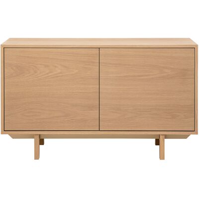 MILIBOO Aparador Escandinavo De Madera Clara 2 Puertas L120 Cm Sid MILIBOO Aparador Escandinavo De Madera Clara 2 Puertas L120 Cm Sid