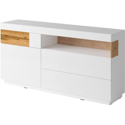 INOSIGN Silke Aparador - Moderno Blanco con Roble Votane INOSIGN Silke Aparador - Moderno Blanco con Roble Votane