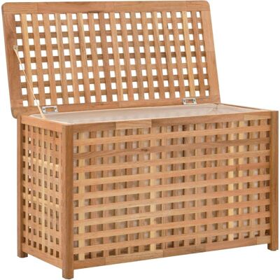 Helloshop26 - Cómoda Para La Ropa 77,5 X 37,5 X 46,5 Cm Madera Maciza De Nogal 020006165 Helloshop26 - Cómoda Para La Ropa 77,5 X 37,5 X 46,5 Cm Madera Maciza De Nogal 020006165