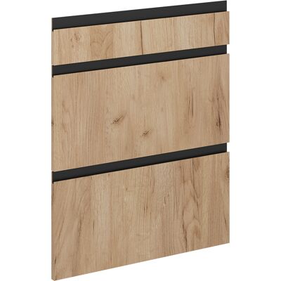 Frente De Cocina R-line, Roble Dorado, 59.6 X 70.4 Cm Frente De Mueble Para Mueble Bajo Con Cajones, Vicco Frente De Cocina R-line, Roble Dorado, 59.6 X 70.4 Cm Frente De Mueble Para Mueble Bajo Con Cajones, Vicco
