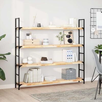 Estantes Flotantes 4 Uds Madera Acacia Sin Tratar 160x20x4 Cm Vidaxl Estantes Flotantes 4 Uds Madera Acacia Sin Tratar 160x20x4 Cm Vidaxl
