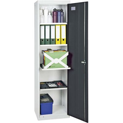 Stumpf Gabinete De Herramientas Y Materiales Serie 3000 Gris Claro / Gris Antracita + 4 Estantes Extraíbles - 3005071 Stumpf Gabinete De Herramientas Y Materiales Serie 3000 Gris Claro / Gris Antracita + 4 Estantes Extraíbles - 3005071