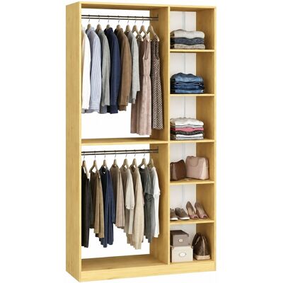 Perchero De Madera Con Estante Palosa Xl 211x110x35 - Vcm Perchero De Madera Con Estante Palosa Xl 211x110x35 - Vcm